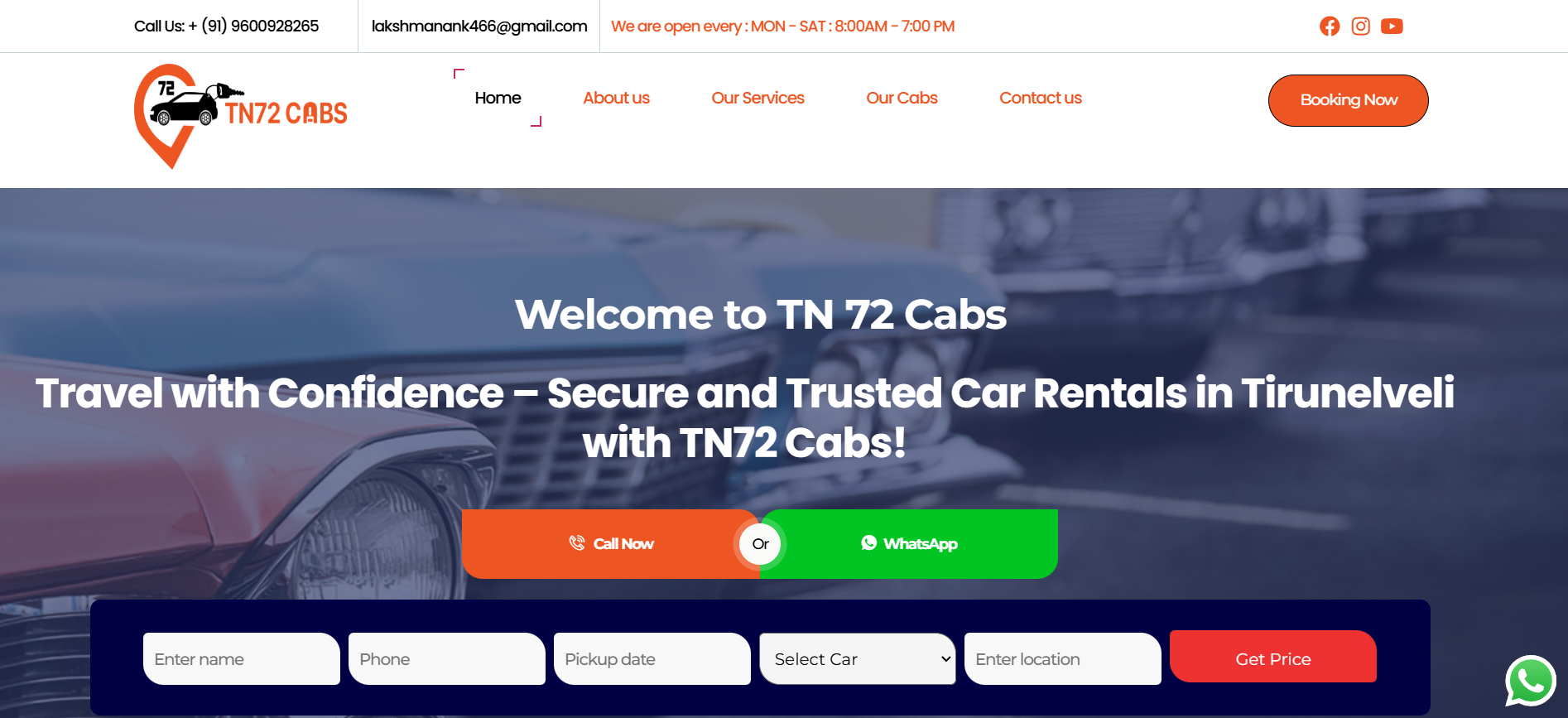 tn72cabs -hurryep technologies