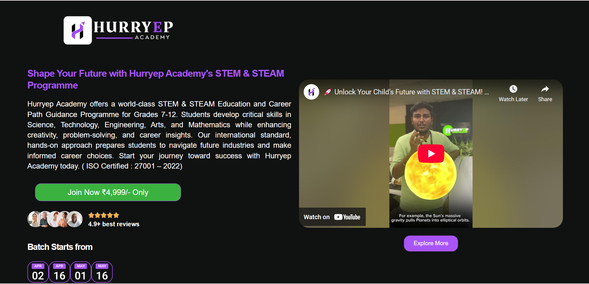 steam.hurryepacademy - hurryep technologies